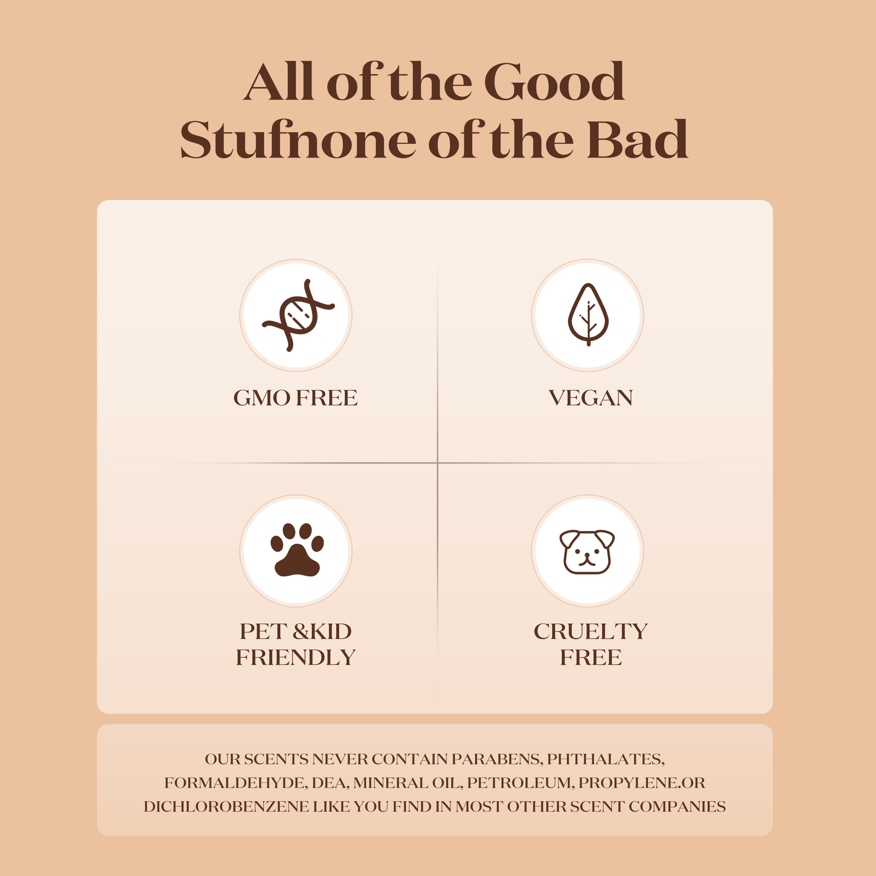 OUVITTO Jasmine, Grove & Pine – 3-Pack Wooden Car Air Freshener