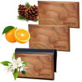 OUVITTO Jasmine, Grove & Pine – 3-Pack Wooden Car Air Freshener